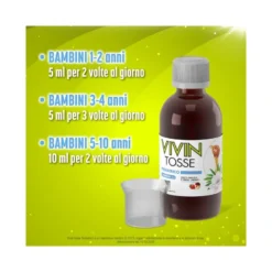 Vivin Tosse Pediatrico Sciroppo Tosse Secca E Grassa Sciroppo 150ml