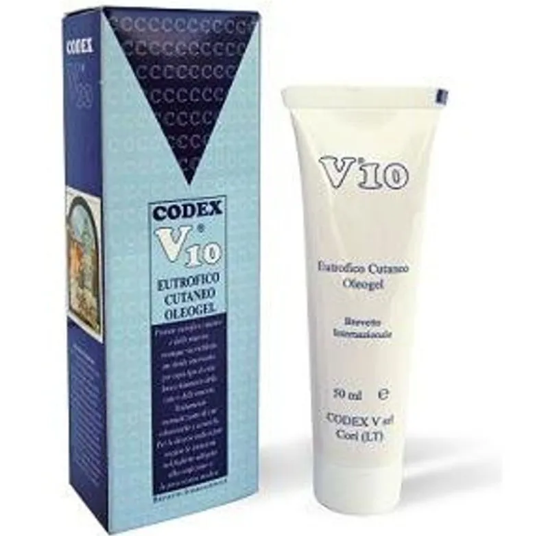 V10 Oleogel utile per invecchiamento e macchie cutanee 50ml