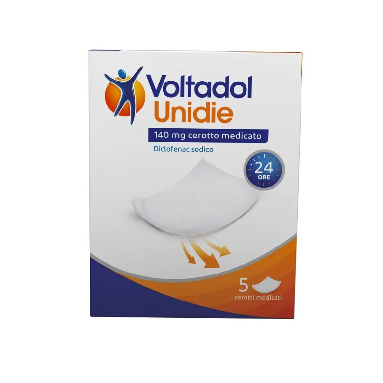 Voltadol Unidie Antifiammatorio Fino 24ore Diclofenac Dolori Muscolari Articolari 5 Cerotti Medicati