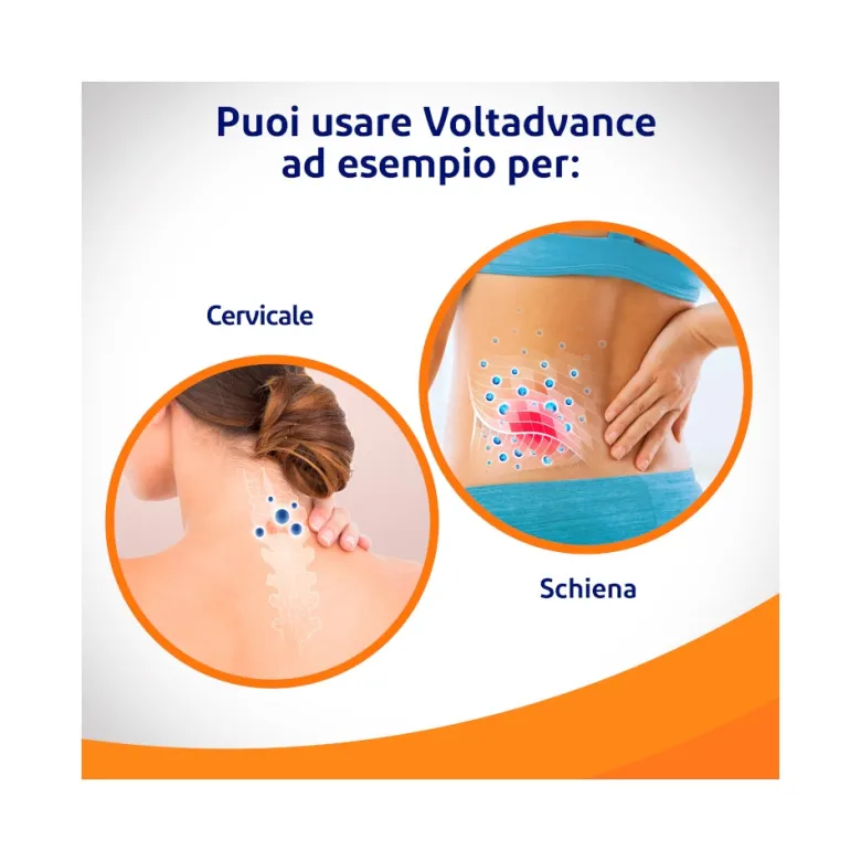 Voltadvance Antinfiammatorio 25mg Diclofenac Per Cervicale Mal Di Schiena Dolori Articolari 10 Cpr