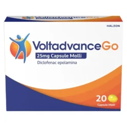 VoltadvanceGo Antinfiammatorio Diclofenac Mal Di Schiena Cervicale 20 Capsule Molli