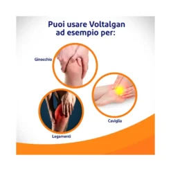 Voltalgan Antinfiammatorio Schiuma Cutanea 3% Diclofenac Distorsioni Strappi Muscolari 50ml