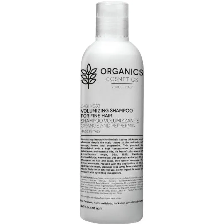 Volumizing Shampoo For Fine Hair Arancia E Menta Piperita