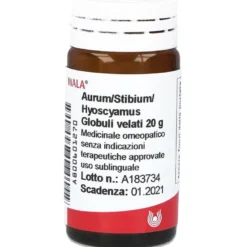 Wala Aurum Stibium Hyos Medicinale Omeopatico 20g globuli