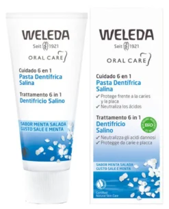 Weleda Oral Care dentifricio salino trattamento 6in1 75ml