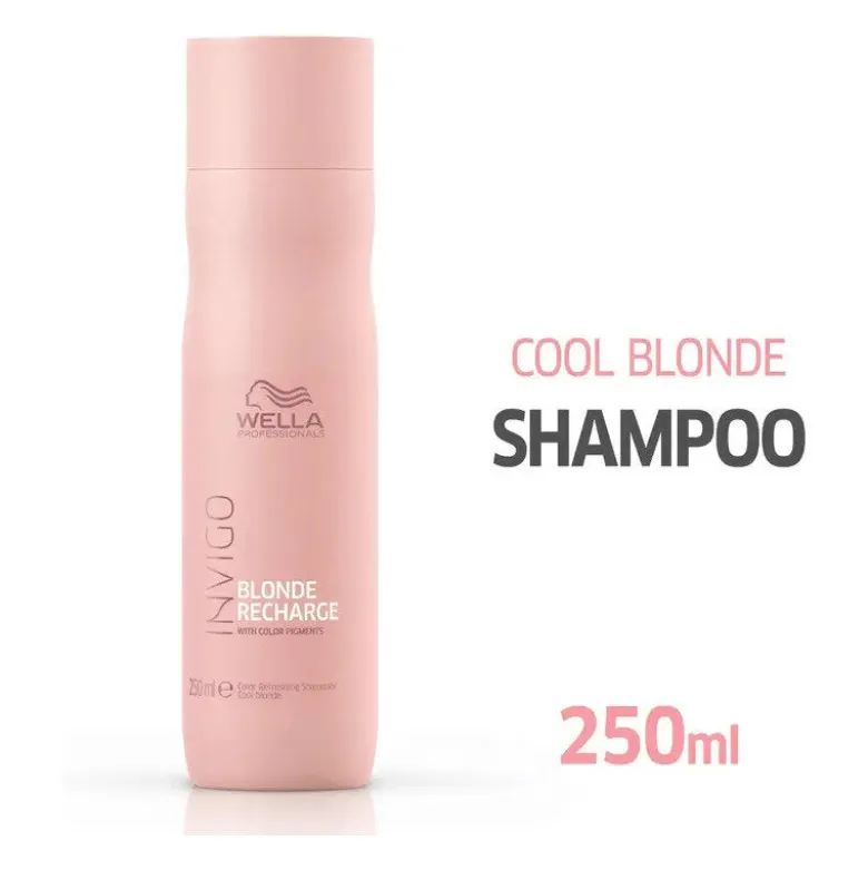 Wella Professionals Invigo Blonde Recharge Shampoo Per Biondi Freddi 250ml