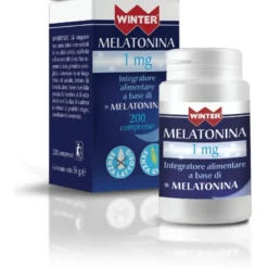 Winter Melatonina 1mg utile per stress ed insonnia 200 compresse