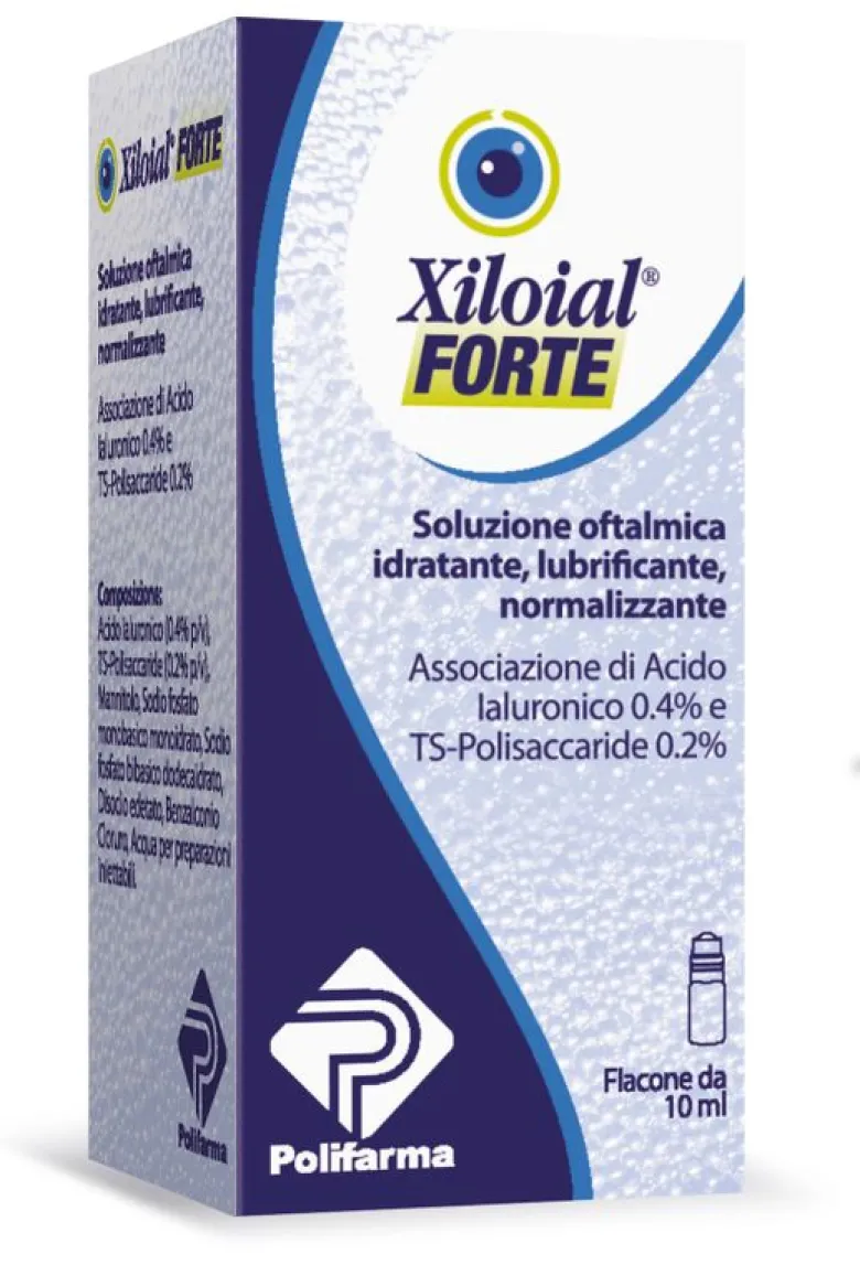 Xiloial Forte soluzione oftalmica idratante lubrificante e normalizzante 10ml