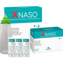 XNaso Soluzione Salina Con Peg 3350 E Sali Per Irrigazione Nasale 30 Bustine + 1 Erogatore