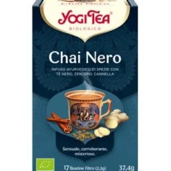 Yogi Tea Chai Nero infuso ayurvedico bio 17 bustine filtro