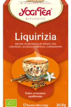 Yogi Tea Liquirizia infuso ayurvedico bio 17 bustine filtro