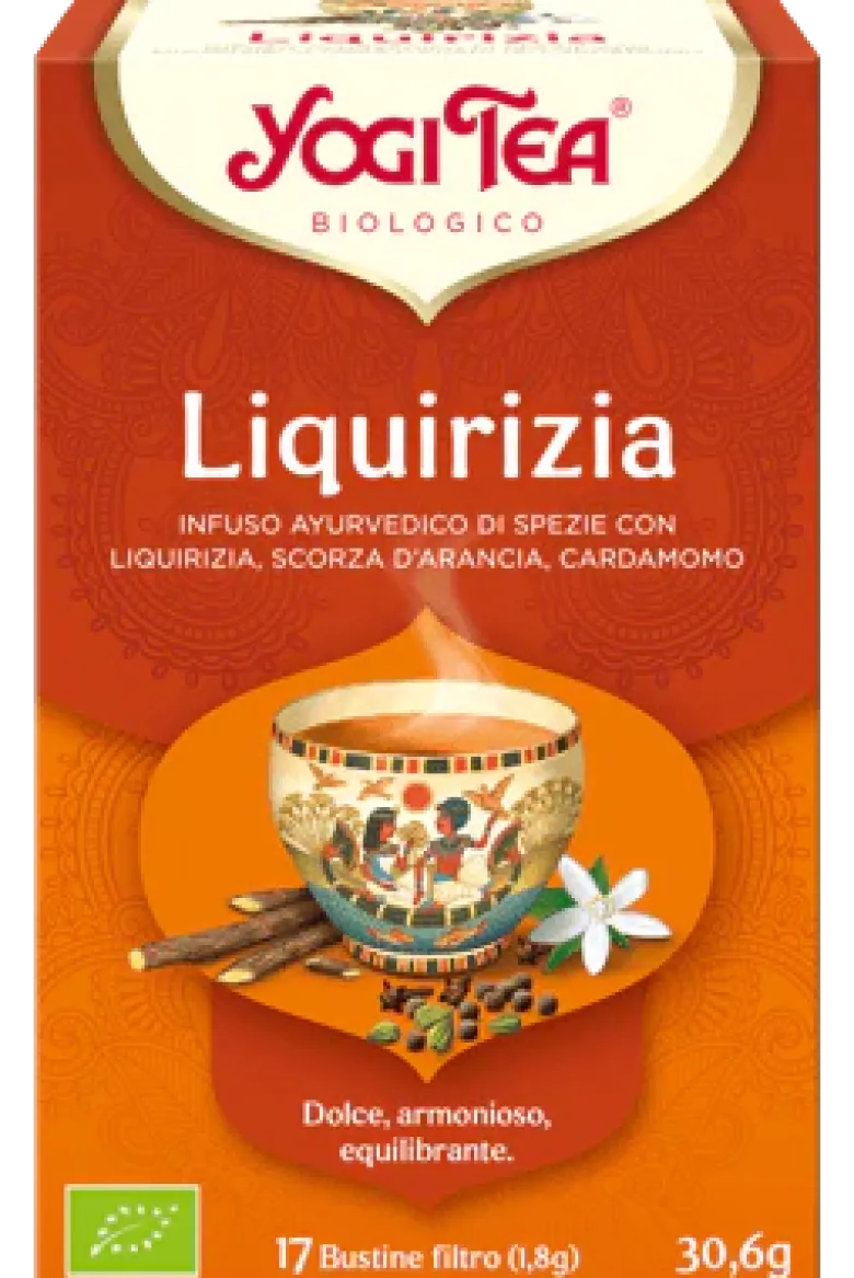 Yogi Tea Liquirizia infuso ayurvedico bio 17 bustine filtro