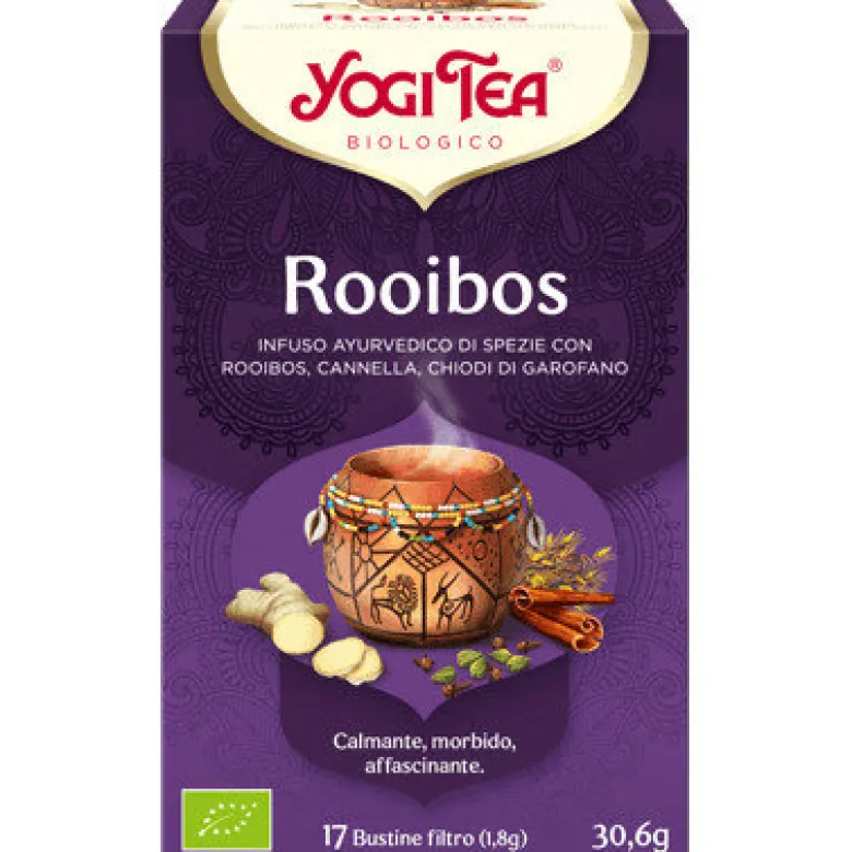 Yogi Tea Rooibos infuso ayurvedico di spezie 17 bustine filtro