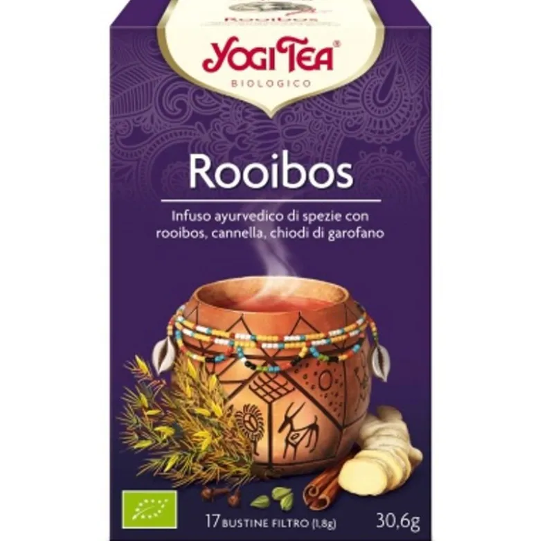 Yogi Tea Rooibos infuso ayurvedico di spezie 17 bustine filtro