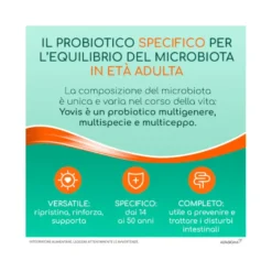 Yovis Flaconcini miliardi di fermenti per il benessere della flora intestinale 10 flaconcini