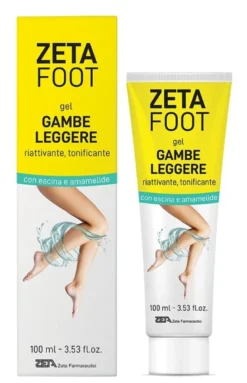 Zeta Foot Gel gambe leggere riattivante e tonificante 100ml