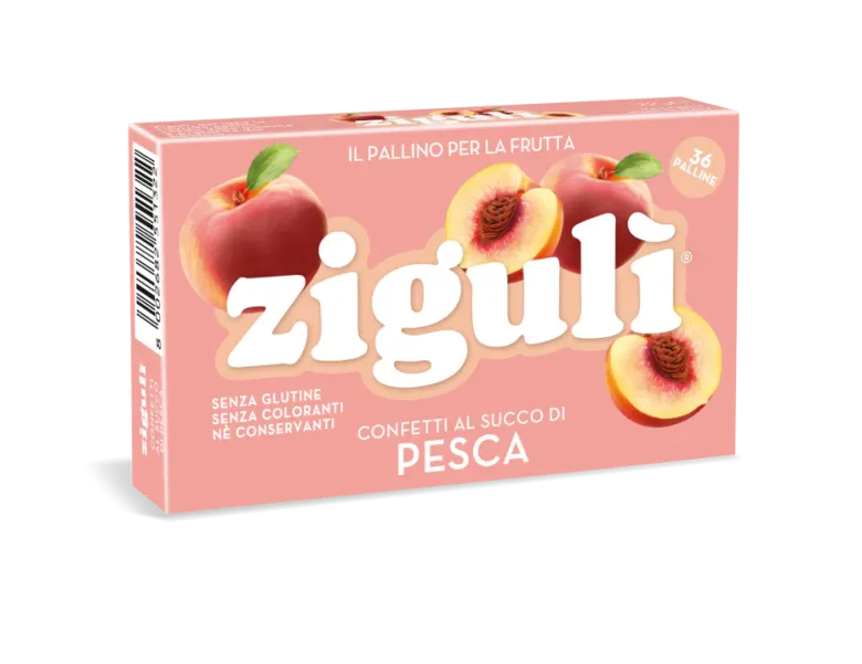 Zigulì Caramelle alla Pesca 36 palline