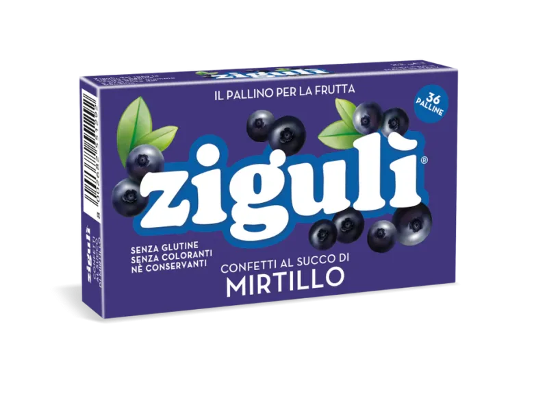 Zigulì Confetti al succo di Mirtillo 36 palline