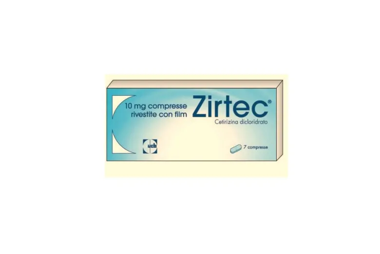 Zirtec Antistaminico Rinite Allergica Stagionale 10 Mg 7 Compresse Rivestite Con Film