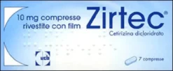 Zirtec Antistaminico Rinite Allergica Stagionale 10 Mg 7 Compresse Rivestite Con Film
