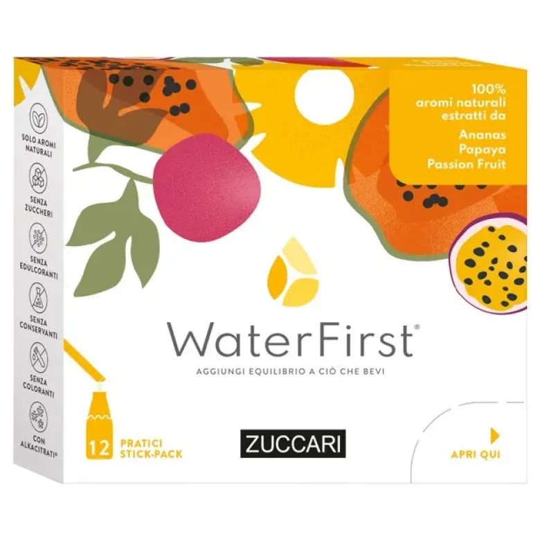 Zuccari WaterFirst Ananas/Papaya/Passion Fruit 12 Stick