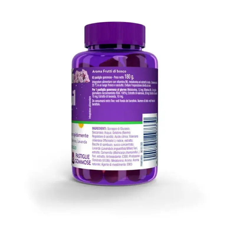ZzzQuil NATURA 60 Pastiglie Gommose Melatonina Camomilla