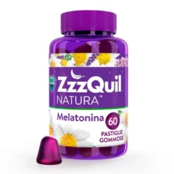 ZzzQuil NATURA 60 Pastiglie Gommose Melatonina Camomilla
